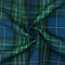 School Teal-Green-Multi Plaid Poly Madras Woven Fabric By the Yard